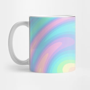 Groovy Rainbow Swirl Cute Abstract Pattern Mug